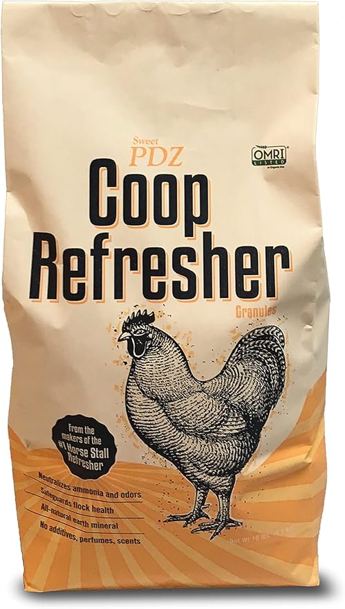 Coop Refresher - Zeolite Odor Eliminator - Essential Chicken Coop Accessory - 10 lbs