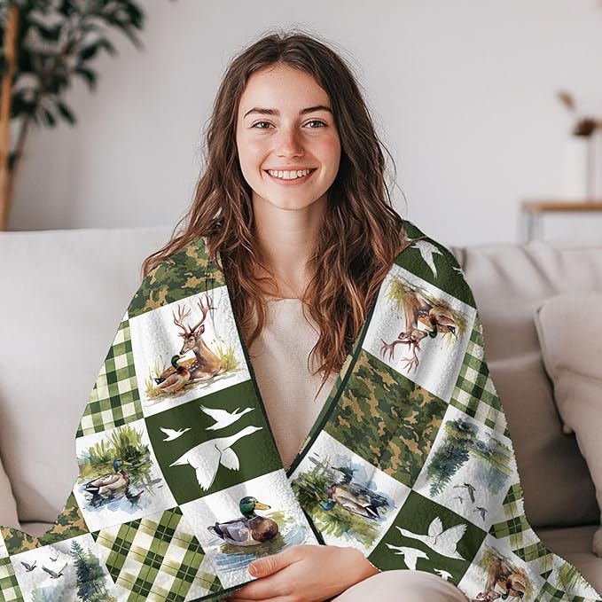 Duck Blanket Gifts for Girls Boys, Duck Birthday Gifts for Girls Kids, Warm Ducks Blanket for Women Girl, Birthday Blankets for Women, Gifts for Christmas Thanksgiving Day 40x50in