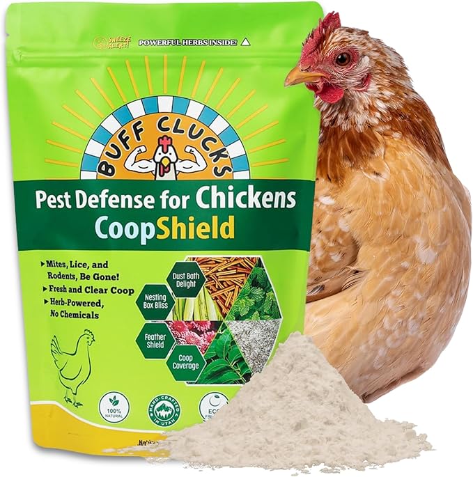 Dust Bath Herb Blend for Chickens - Keep Feathers Clean & Healthy - Food Grade, Natural Nesting Box Herbs for Bedding, Coop Floor, USA (5 LB)