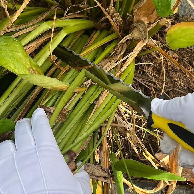 Insulation Knife: Sod knife with nylon bag -11.18 inch stainless steel sharp blade for foam insulation and Lawn Repair (new yellow)