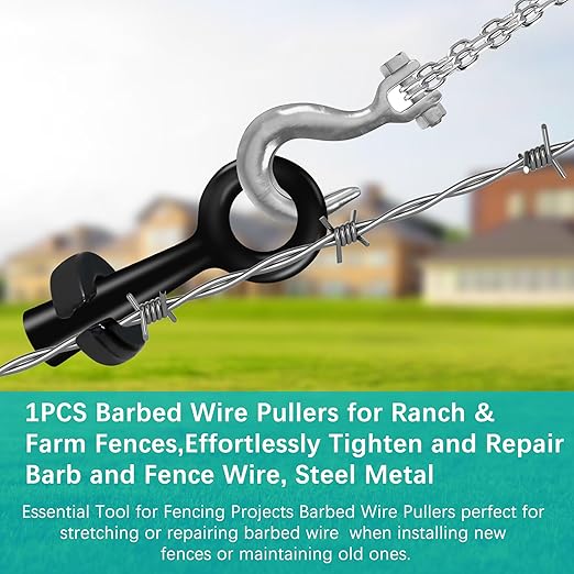 Barbed Wire Pullers for Ranch & Farm Fencing, Barbed Wire Pullers for Tightening & Repairing Barb and Fence Wires