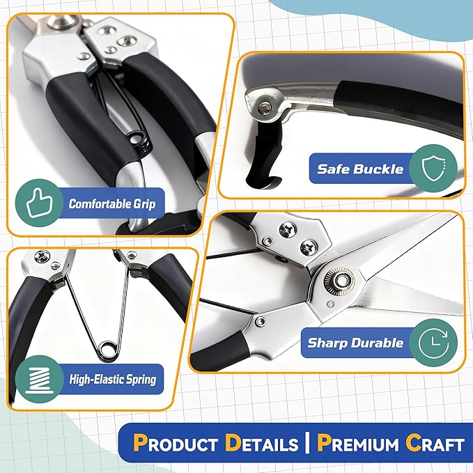 Goat Hoof Trimmers & Farrier Shears, Hoof Trimmers For Goats and Sheep, Multi-Purpose Goat Hoof TrimmerShear Garden Wire Pipe Cutting Tool