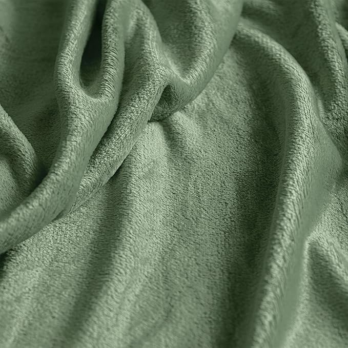 Vianney Sabia Full Size Lightweight Fleece Blanket in Sage Green