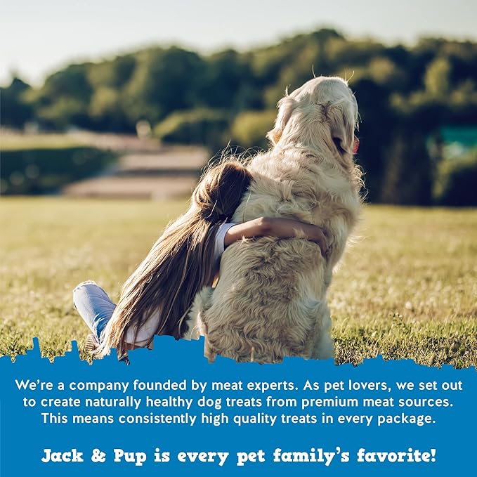 Jack&Pup 12 Inch Standard Bully Sticks for Medium and Large Dogs (18 Pack) Single Ingredient Dog Chew Bully Stick