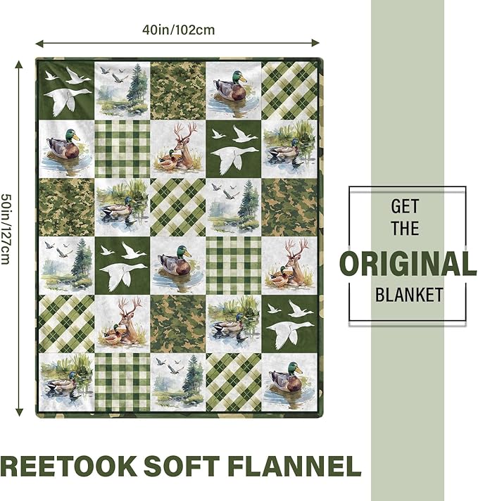Duck Blanket Gifts for Girls Boys, Duck Birthday Gifts for Girls Kids, Warm Ducks Blanket for Women Girl, Birthday Blankets for Women, Gifts for Christmas Thanksgiving Day 40x50in