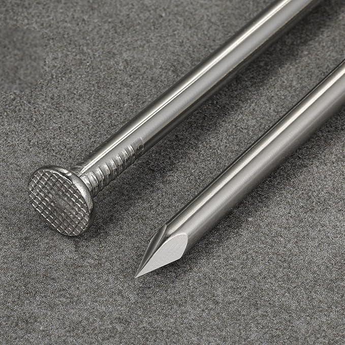 (40 pcs)3 inch Stainless Steel 304 Nails, Hanging Nails, Wall Nails, Dowels, Long Nails