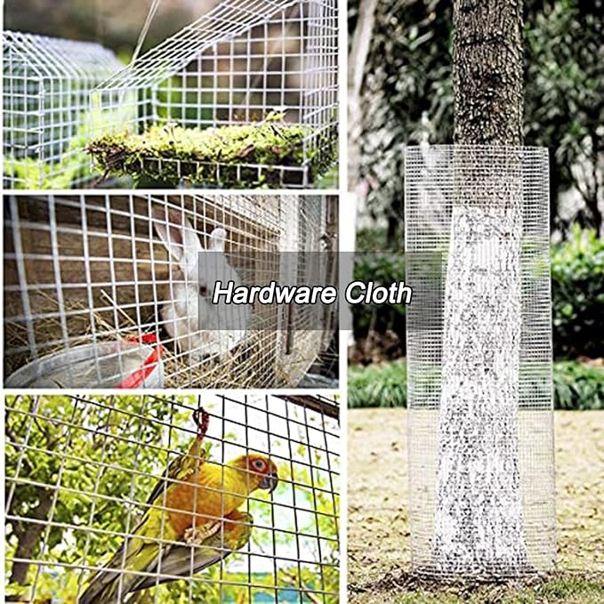 Stainless Steel Welded Wire Mesh, Hardware Cloth Metal Chicken Wire Mesh, 1/2 Inch After Welding Square, for Chicken Coop Rabbit Garden Fruit Cage Animal, Easy To Cut ( Size : 1.2mX8m(47.2inX26.2ft) )
