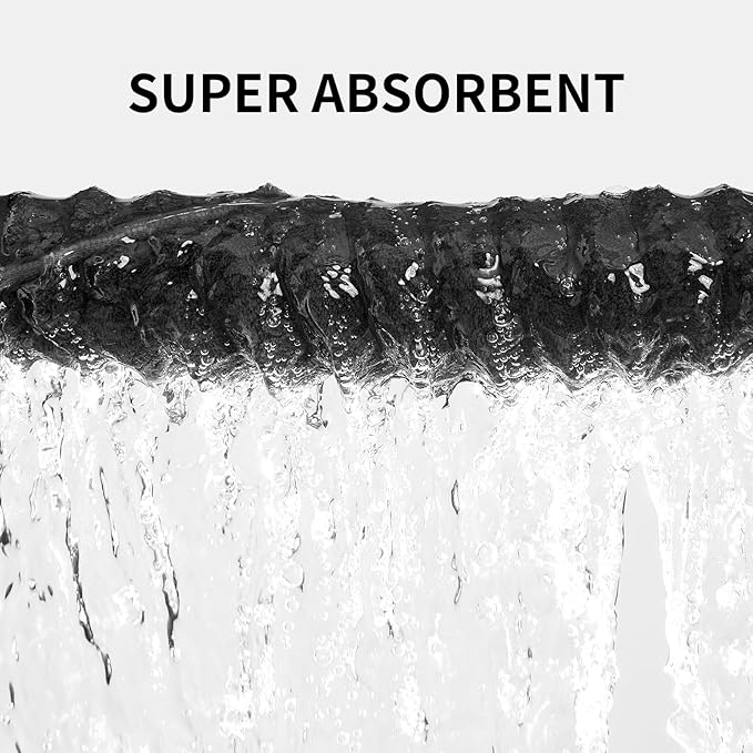 Extra Large Bath Towel Set of 6 (40"x80"),Oversized Bath Sheet Super Soft Highly Absorbent Microfibers Quick Dry Luxury Shower Towel for Bathroom Spa Gym Hotel Yoga (Charcoal Gray, 6Piece)