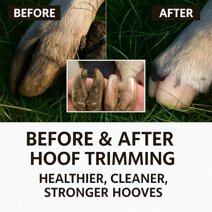 Goat Hoof Trimmers and Farrier Shears – Versatile Hoof, Wire, and Pipe Cutting Tool for Livestock – Silver (Silver-Red 1pack)