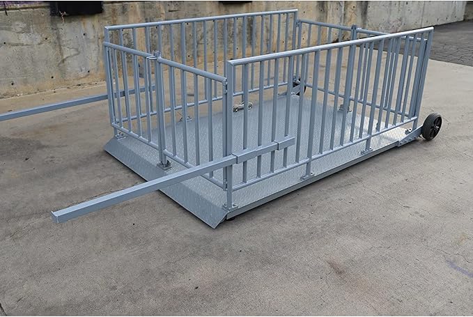 Liberty LS-930-10’x7’ (120” x 84”) Platform Cage System Portable Livestock Animal Weighing Scale