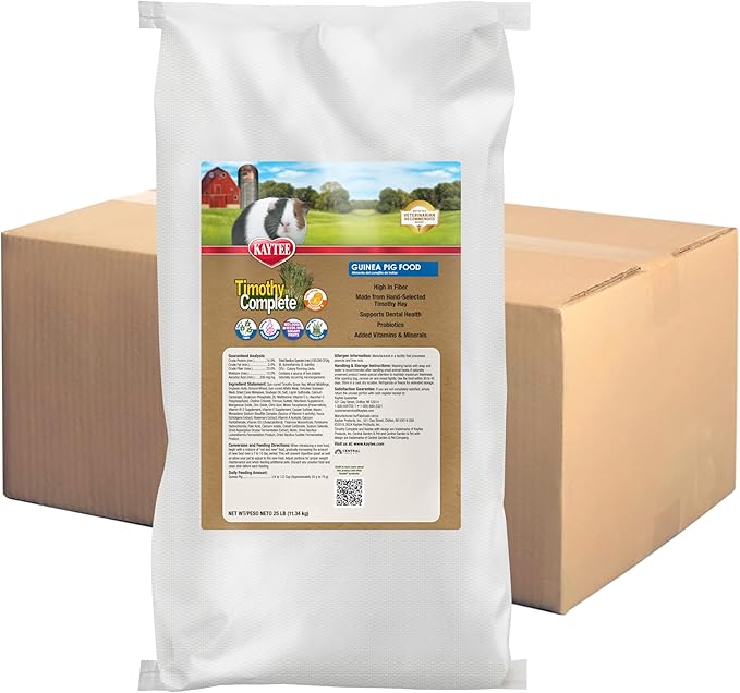 Kaytee Guinea Pig, Timothy Complete, 25lb
