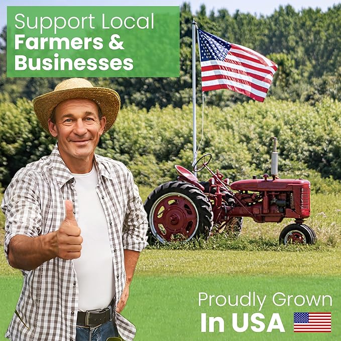 Hemp Soil Amendment - 5 lbs USA Grown All-Natural Fine Hemp HURD Power for Vibrant Gardens, Vegetables, Trees, Moisture Retention, Seed Starting, pH Neutral - Bean Products