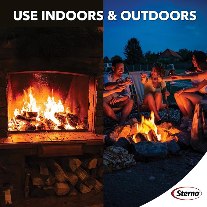 Sterno Fatwood Fire Starter Sticks, 10 lb — All‑Natural Resin‑Rich Pine Wood, Easy to Light, Indoor/Outdoor, Weather Resistant, Sustainably Sourced