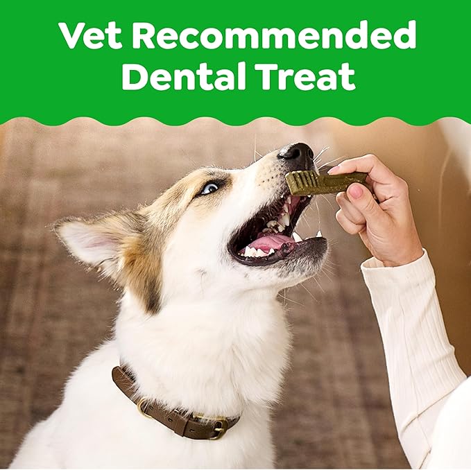 Greenies Veterinarian-Recommended Adult Natural Dental Dog Treats Large Size, Original Flavor, 12 oz. Pack, 8 Count
