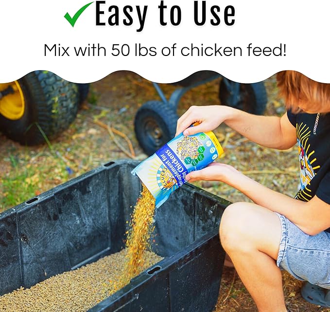 Chicken Herb Supplement Mix – Large Bundle | Garden-Fresh Botanical Treat & Nesting Box Topper for Backyard Chickens, Ducks & Quail | Aromatic Oregano, Calendula, Basil, Lavender