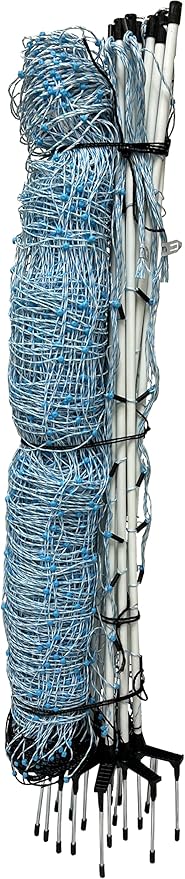All-Purpose Utility Netting (35" x 164') Electric Fence for Goats, Sheep, Gardens, Beehives, Dogs, and More for Backyards, Homesteads, Farms and Ranches