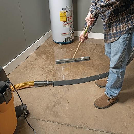 PIG Water Vacuum Barrier for Basement Flooding | Portable Water Removal | 4" W x 6’ L x 2.25" H | PM50805