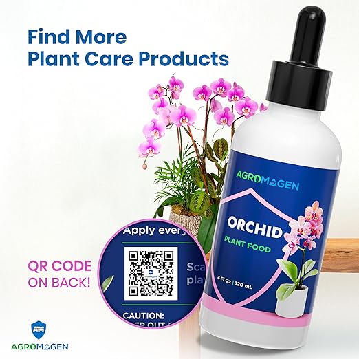 Plant Food with Essential Nutrients & Chelated Micronutrients, Liquid Fertilizer (4 fl.oz.) (Orchid)