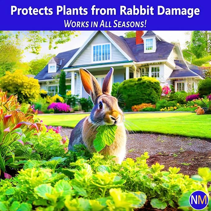 Nature’s Mace Rabbit MACE Concentrate, Deterrent for Yard, Rabbit Repellent Outdoor, Mint Rabbit Spray, Garden, Lawn, Keep Rabbits Out Safe to Use Around People, Pets, Plants, 640 Fl Oz (Pack of 1)
