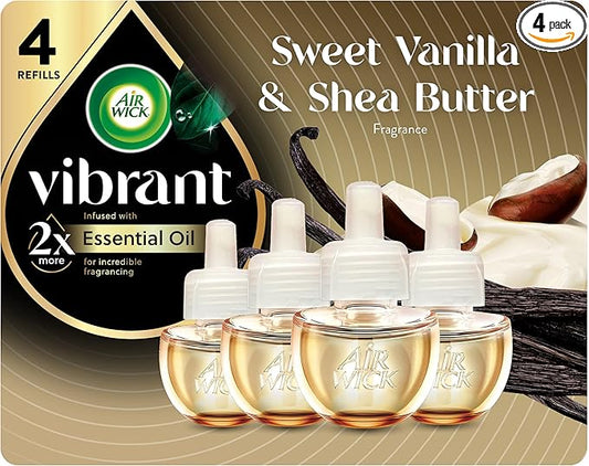 Air Wick Scented Oils 0+4 Refill Sweet Vanilla & Shea Butter