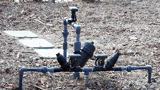 DIG P11-155 3/4" All-Purpose Heavy Duty Drip Irrigation Kit MPT Inline Y Filter with 155 Mesh Stainless Steel Screen and Flush Cap for Drip Irrigation and Micro Sprinklers