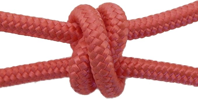 Horse Rope Training Halter - 4 Knot 1/4" Stiff Halter Cord - Used by Famous Trainers Multiple Sizes Multiple Colors