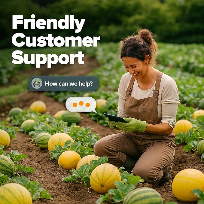 HOME GROWN Melon Seeds Variety Pack 5 Heirloom Vegetable Seeds, Watermelon Cantaloupe Honeydew Sugar Baby & Melon, High Germination for Planting Home Garden Indoors