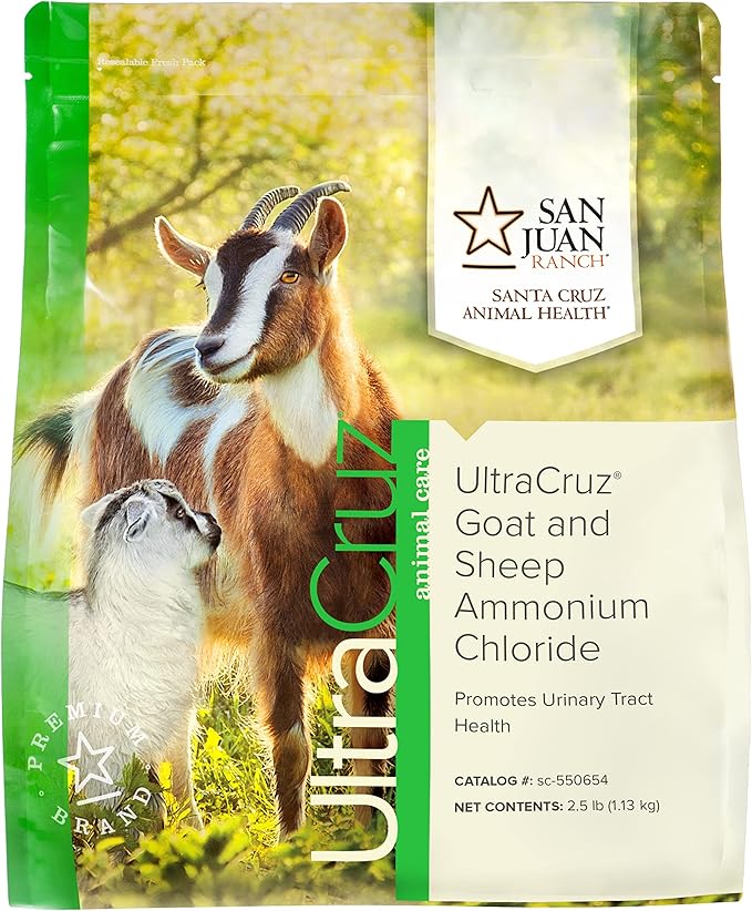UltraCruz® Goat and Sheep Ammonium Chloride, 2.5 lb, 298 Day Supply