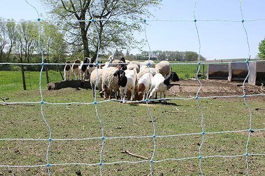 Starkline 42" x 164' Electric Netting All-in-One Solar Kit for Goats, Sheep, Gardens, Beehives, Dogs, and More for Backyards, Homesteads, Farms and Ranches