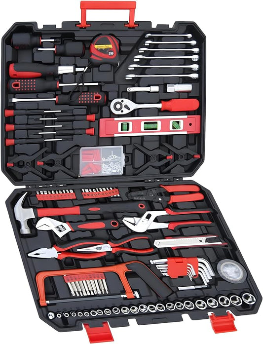 237 Piece Tools Set Professional All-in-One Home Tool Kit with Plastic Toolbox for College, General Household and Repair Set