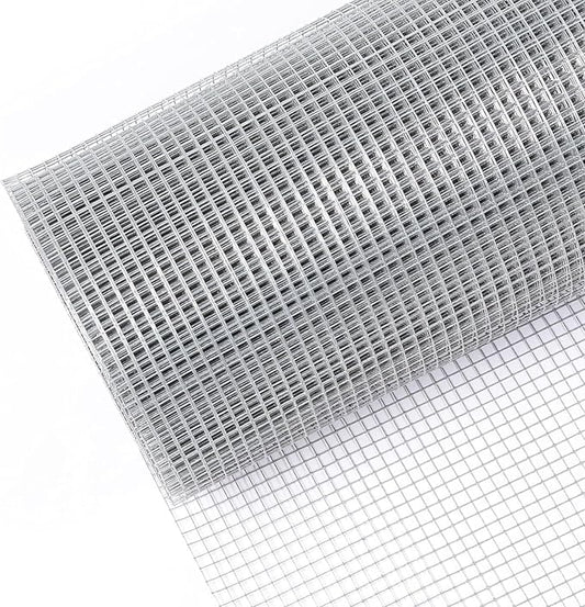 23 Gauge 1/4 Inch Hardware Cloth – 48In x 50Ft Hot-Dip Galvanized Welded Wire Mesh | Chicken Wire Fence for Poultry, Rabbit & Farm Fence