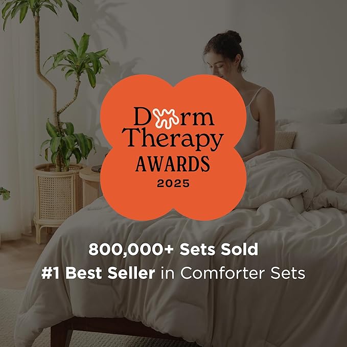 Bedsure Oversized Queen Comforter Set - Black Soft Bedding for All Seasons, Cationic Dyed Bed Set, 3 Pieces, 1 Oversized Queen Size Comforter (98"x98") and 2 Pillow Shams (20"x26"+2")