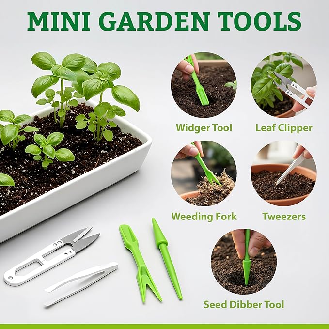 Gardening Gift for Women – 39 Medicinal Herb Seeds Variety Pack, Heirloom Non-GMO Apothecary & Herbal Tea Garden Kit, Made in USA