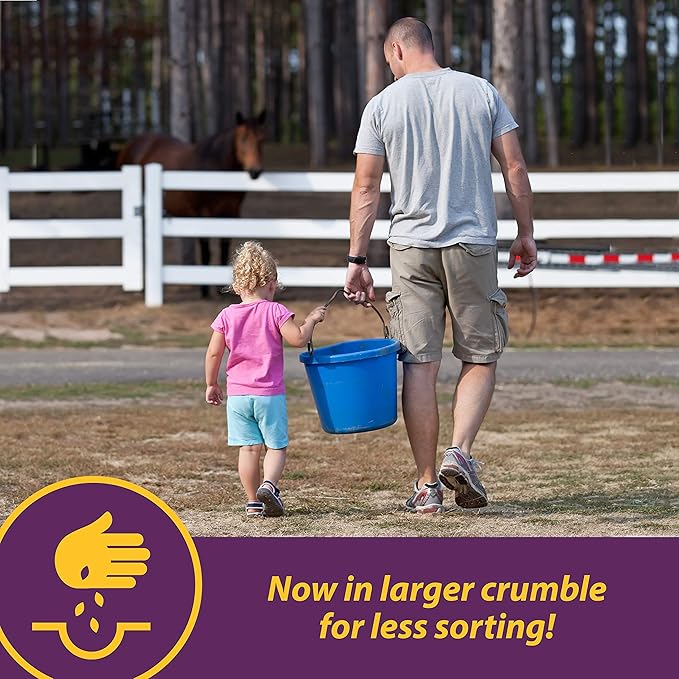 Farnam Horse Health Vita Biotin Crumbles horse hoof Supplement, Helps maintain healthy, sound hooves and strong hoof walls, 20 lbs., 320 day supply