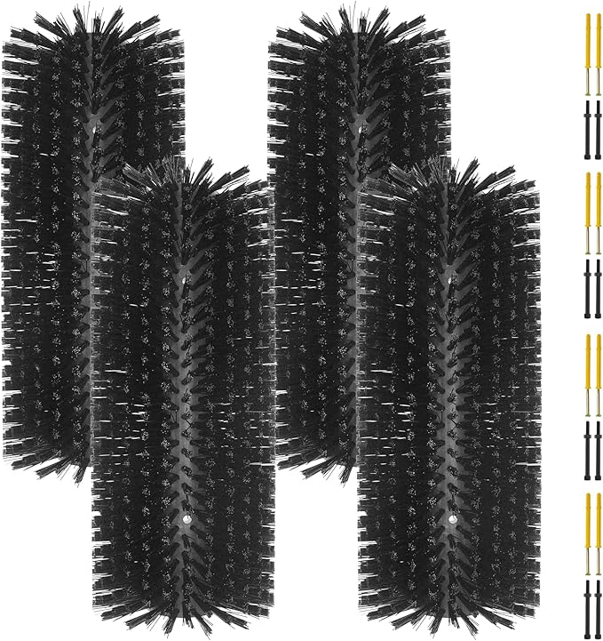 Livestock Scratching Brush Goat Scratcher Full Massage Grooming Brush with 16 Screws for Cattle, Sheep, Horses, Pigs