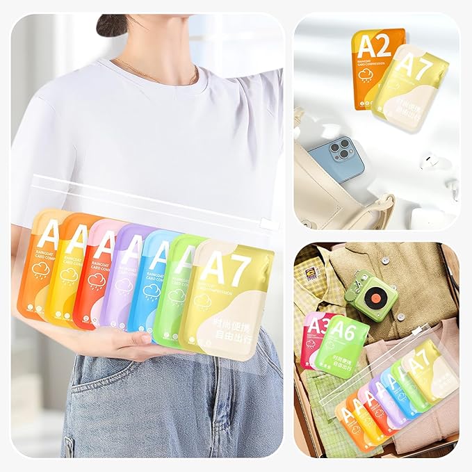 Disposable Rain Ponchos Emergency Rain Poncho for Adults