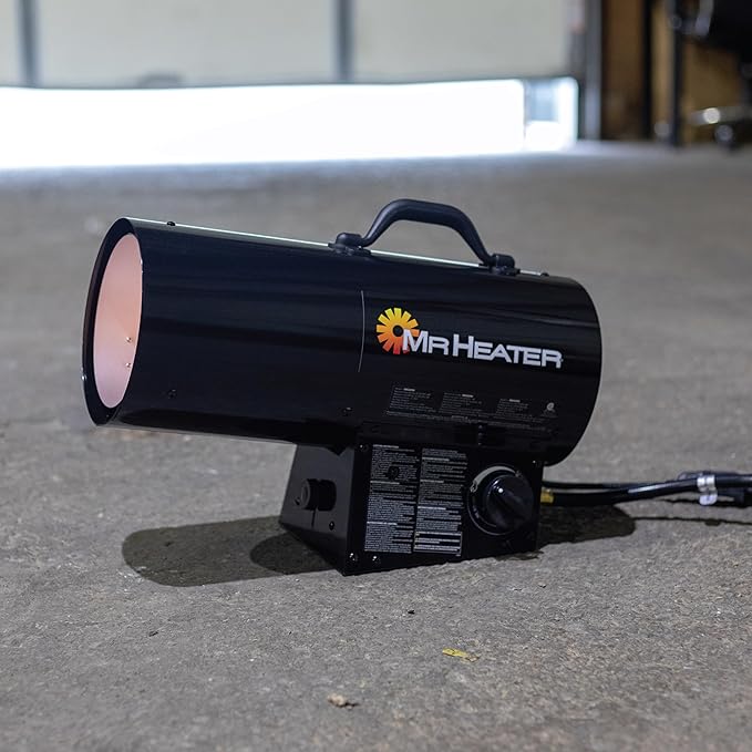 Mr. Heater 60,000 BTU Forced Air Propane Space Heater with 10 ft. Hose and Regulator