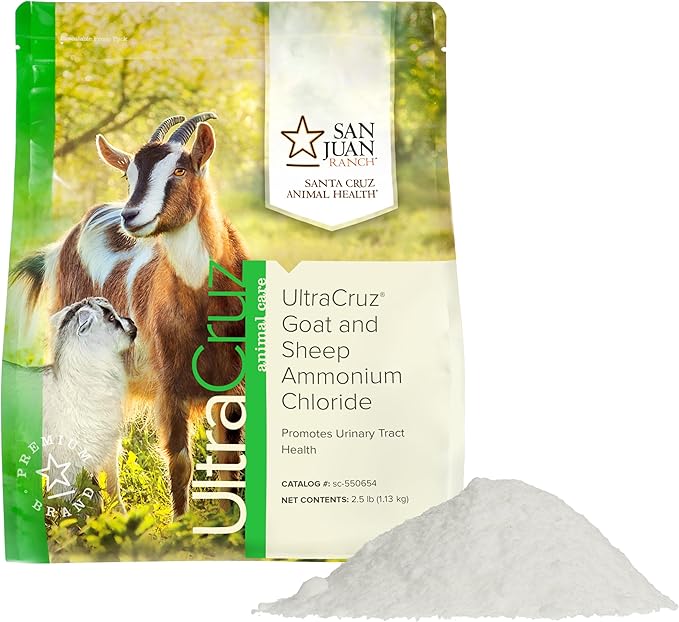 UltraCruz® Goat and Sheep Ammonium Chloride, 2.5 lb, 298 Day Supply