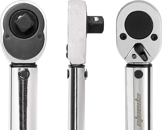 EPAuto 3/8-Inch Drive Click Torque Wrench 10-80 ft-lb. / 13.6-108.5 Nm 1.5" Wx1 Dx14.5 H