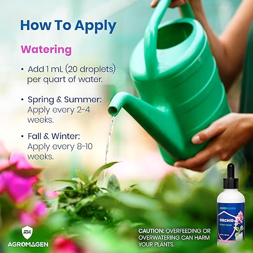 Plant Food with Essential Nutrients & Chelated Micronutrients, Liquid Fertilizer (4 fl.oz.) (Orchid)