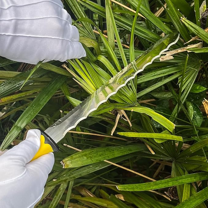 Insulation Knife: Sod knife with nylon bag -11.18 inch stainless steel sharp blade for foam insulation and Lawn Repair (new yellow)