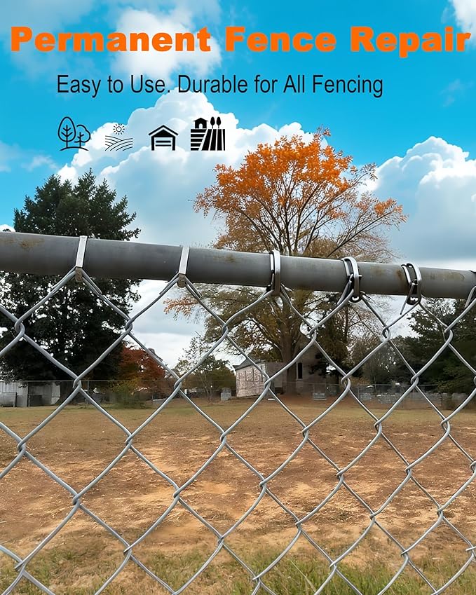 Metal Zip Tie Tool Kit: Heavy-Duty Stainless Steel Cable Tie Tensioner with 200PCS 11.8-Inch Self-Locking Metal Zip Ties for Fencing, Exhaust, Pipes & Industrial Repairs (200PCS+TOOL, SILVER)