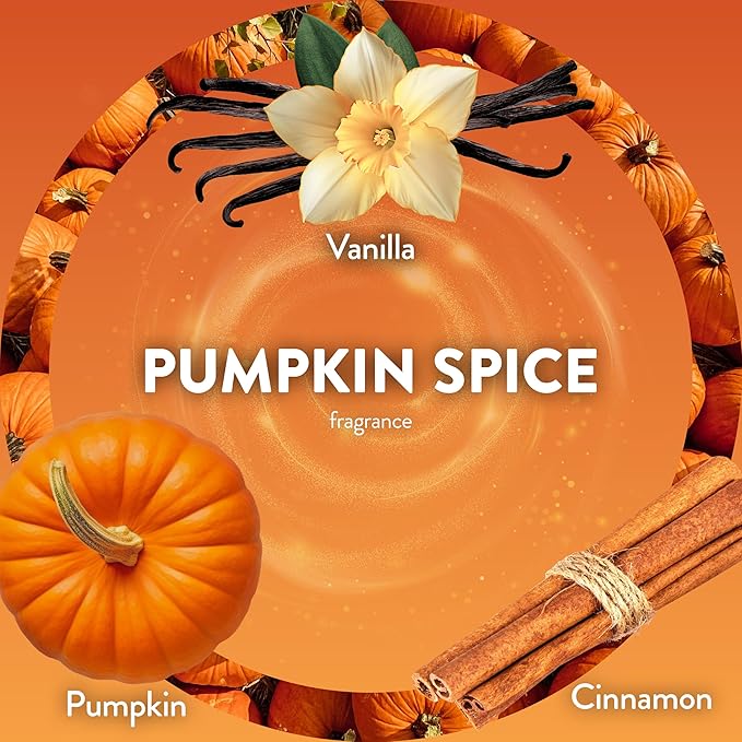 Air Wick Plug In Scented Oil Refill,Fall Scent, Fall Décor, Pumpkin Spice, 5 ct