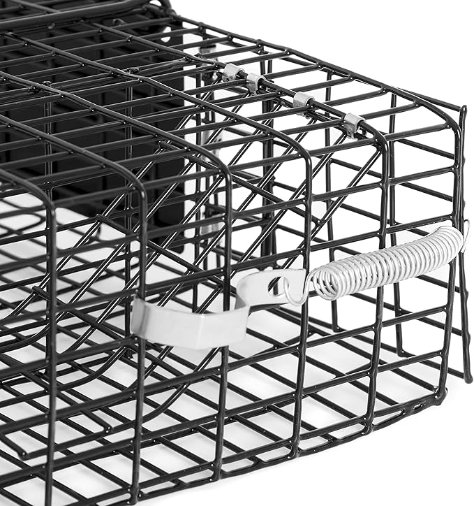 Rugged Ranch 2-Pack Chipmunkinator Multi-Catch Chipmunk Trap, Wire Cage, 14.5"x4"x14.5" Each - Live Catch-and-Release, 2-Door Humane Rodent Control, No-Poison Outdoor Use