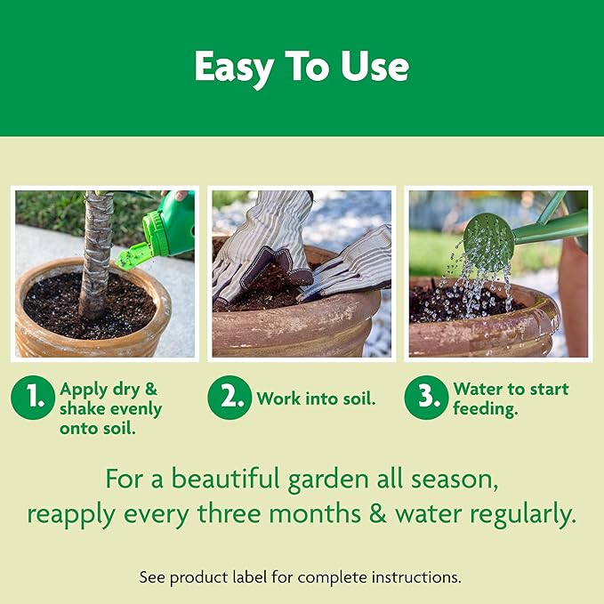 Miracle-Gro Shake 'N Feed Palm Plant Food, For Container and In-Ground Plants, Palm Trees, Cycads and Tropical Plants, 4.5 lbs.