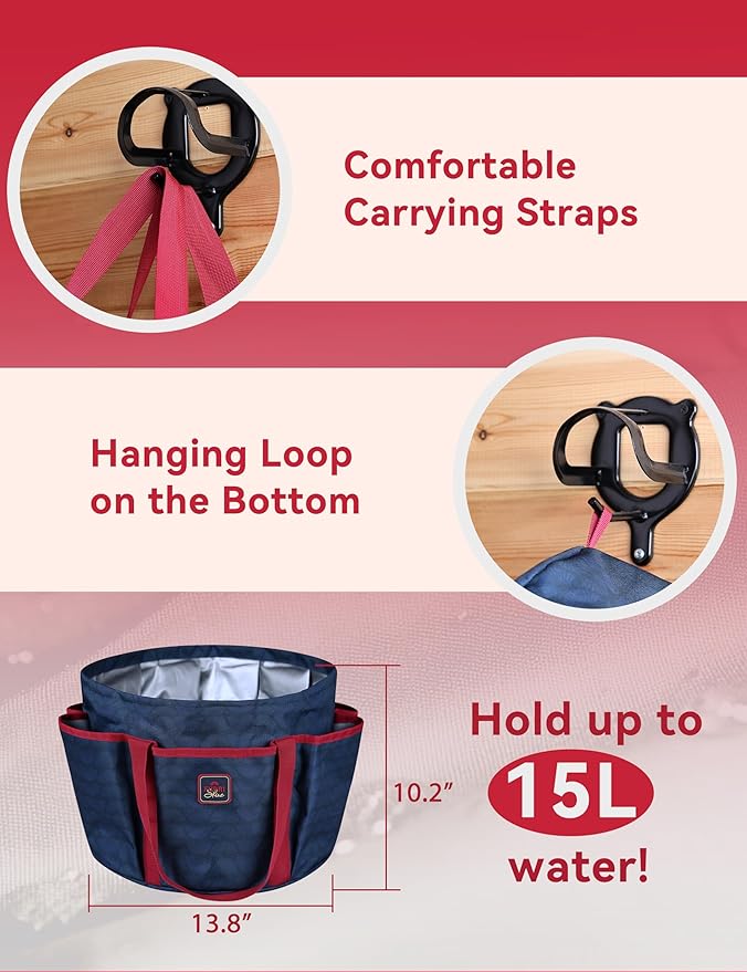 9PCS Horse Grooming Kit Curry Comb Sweat Scraper Horse Bathing Supplies Grooming Tools with Storage Bag Shadowberry