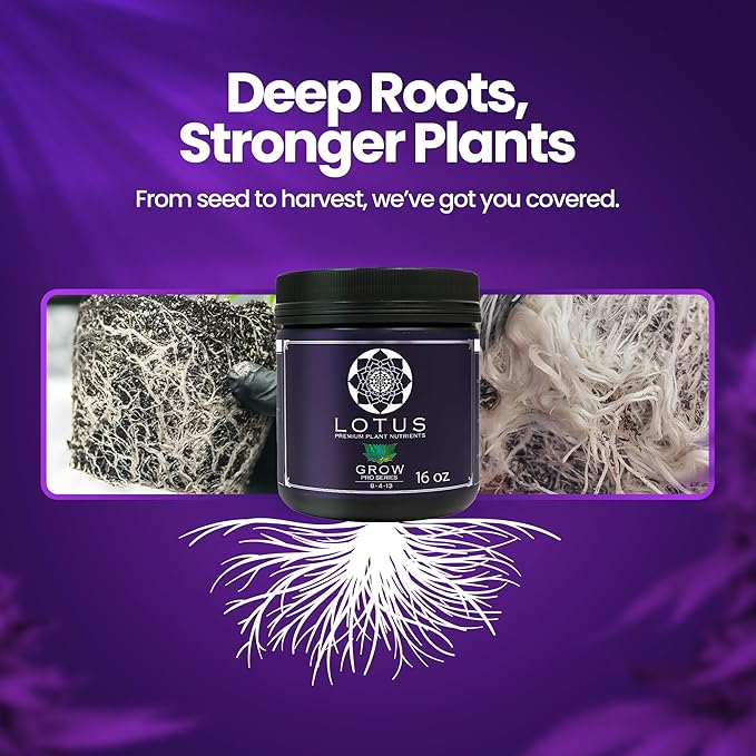 Grow Pro Series - Hydroponic Plant Nutrients and Fertilizer, Water Soluble Plant Food - Massive Roots, Made for Coco Coir, Hydro, & Soil, Enhances Flowering & Fruiting, Indoor & Outdoor Grows 16oz