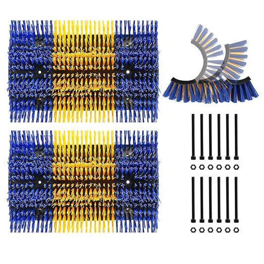 Livestock Scratching Brush, 2Pcs Upgraded Large Cattle Scratcher with 12 Screws, Horse Brushes for Grooming, Relieve Itching on the Back, Livestock Supplies for Horse, Goat, Cow, Pig(XL Brush)
