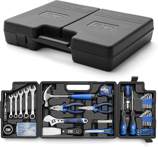 Prostormer 159-Piece Home Tool Set, General Household Tool kit with Storage Case,Household Basic Comlete Home Tool Kit for All Purpose