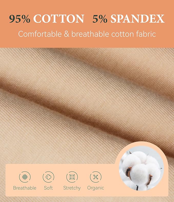 Womens Washable Incontinence Underwear Bladder Leak Proof Odor Control Briefs 56 ml Absorbency Panties 3 Pack (3 Skin, 3XL)